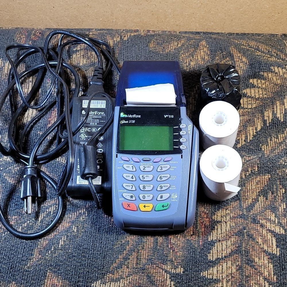 VeriFone vx510/5100 omni 3730 Dial Credit Card Swiper/Printer M251-000-03